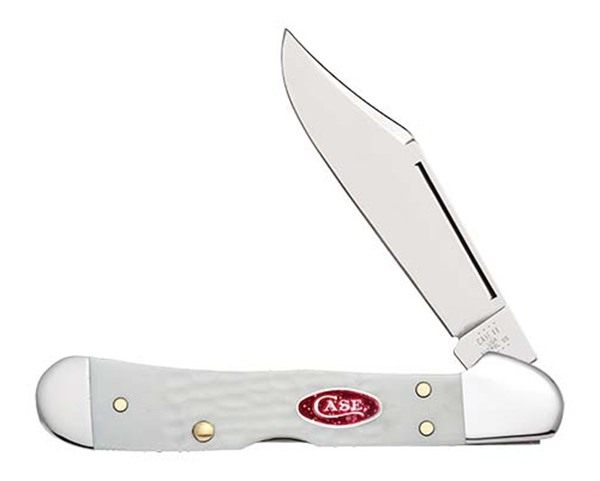 CASE KNIVES WHITE SYNTHETIC SPARXX STD JIG MINI COPPERLOCK view 2