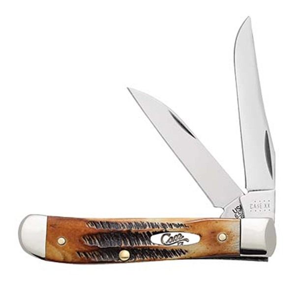 CASE KNIVES 6.5 BONE STAG MINI TRAPPER view 2