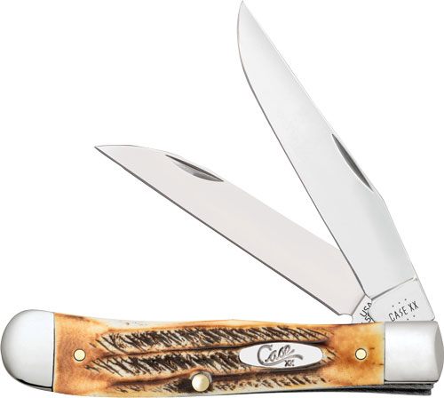CASE KNIVES 6.5 BONE STAG TRAPPER
