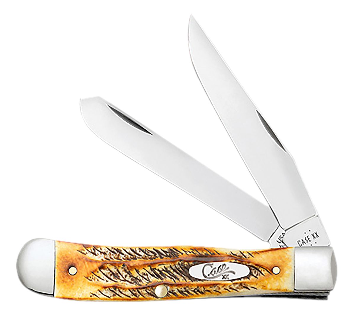 WR Case Sons Cutlery 65345 Trapper 3.25in Folding Clip Point/Spey Plain Mir