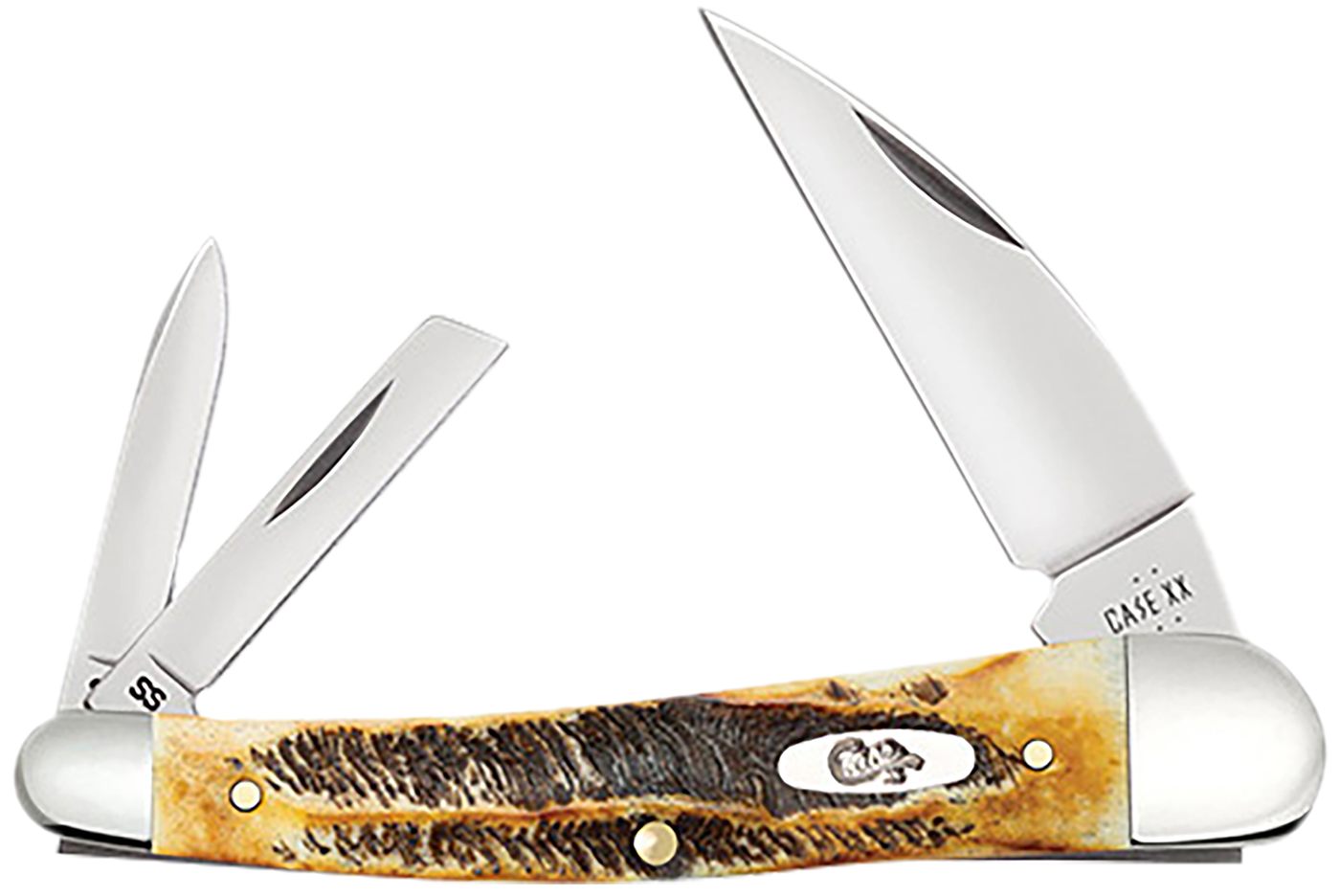 WR Case Sons Cutlery 65347 Seahorse Whittler Folding Coping/Pen/Wharncliffe