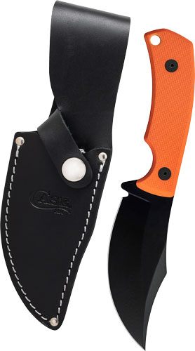 Case Knives Hunter CT3 Orange Textured G10 Leather Sheath