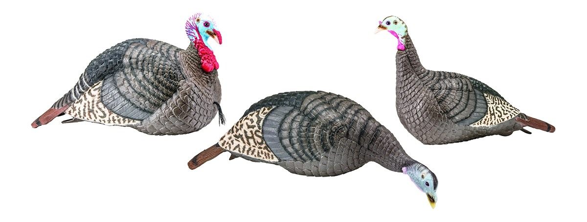 Hunters Specialties HS Strut Lite Flock Jake Feeding Hen Upright Turkey Fol
