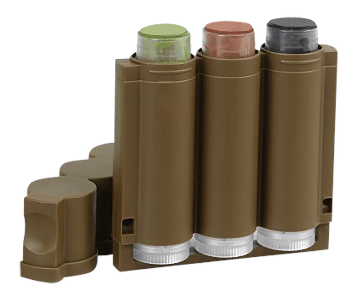 Hunters Specialties Speed Camo Tri-Color Makeup Stick - Pocket Size Long-La