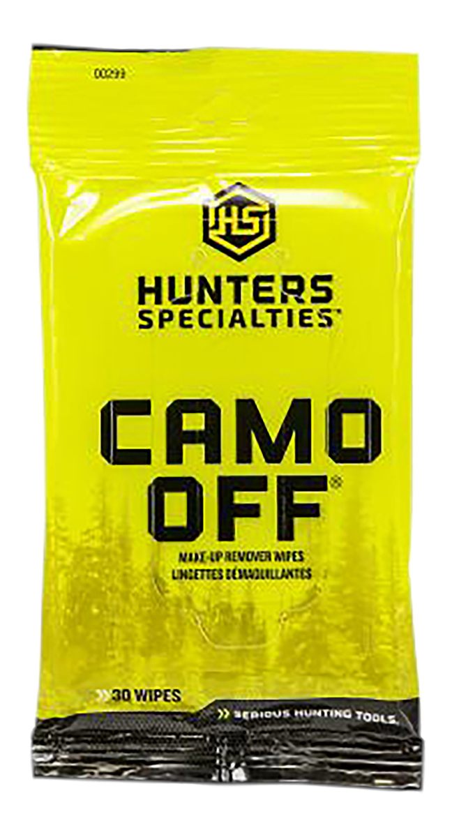 Hunters Specialties Camo Off Makeup Remover Wipes, 30 per Pack - Pocket Siz