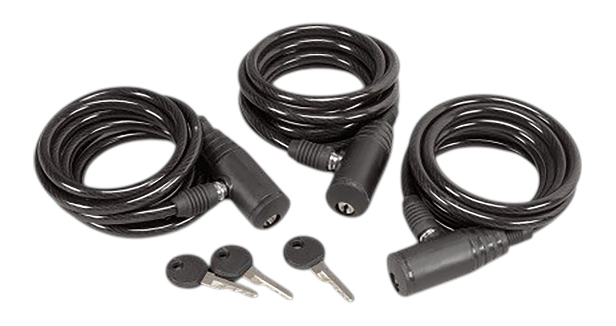 Hunters Specialties HS-00608 Cable Lock Black 3 Pack 6'
