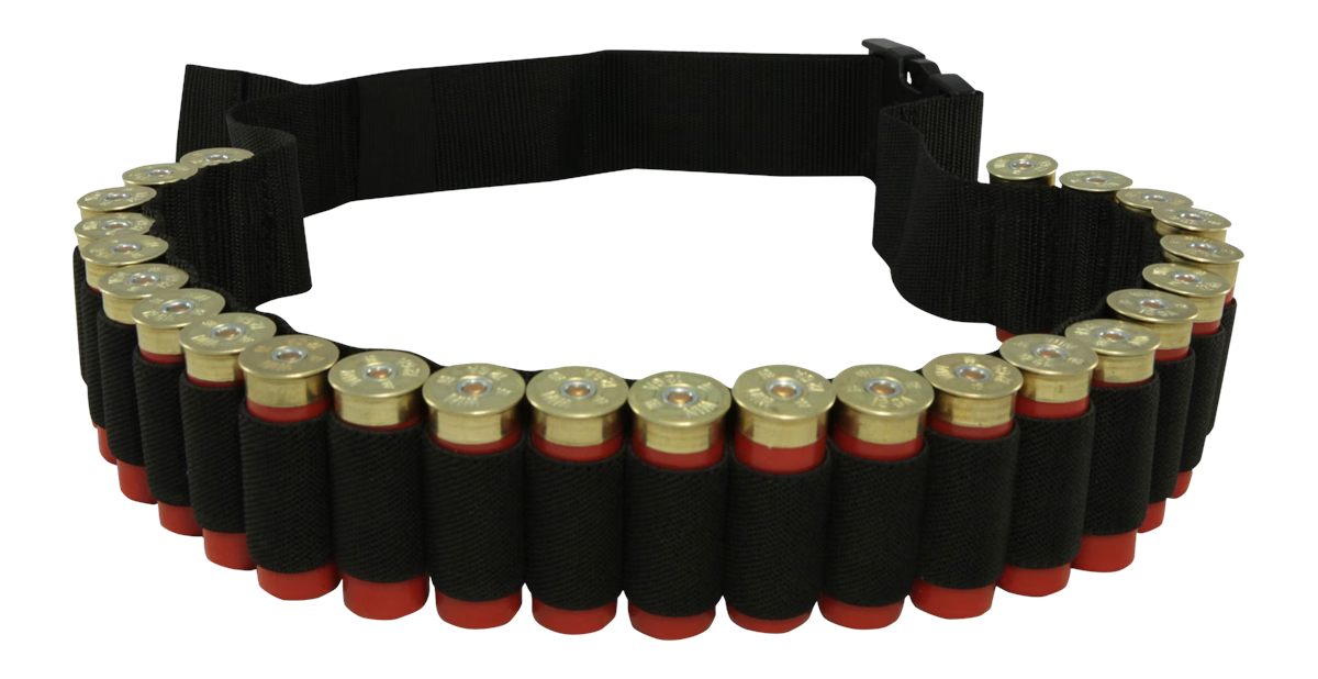 Hunters Specialties Adjustable Round Tactical Shotgun Shell Belt with Quick