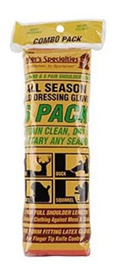 Hunters Specialties Field Dressing Gloves Combo Pack 6 Pairs Short Latex 6 view 4