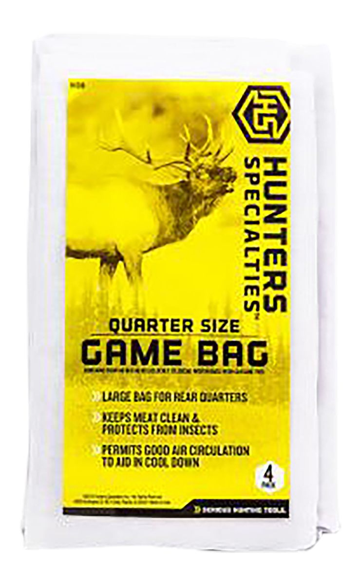 Hunters Specialties HS01238 Quarter Size Game Bag 4 Pack