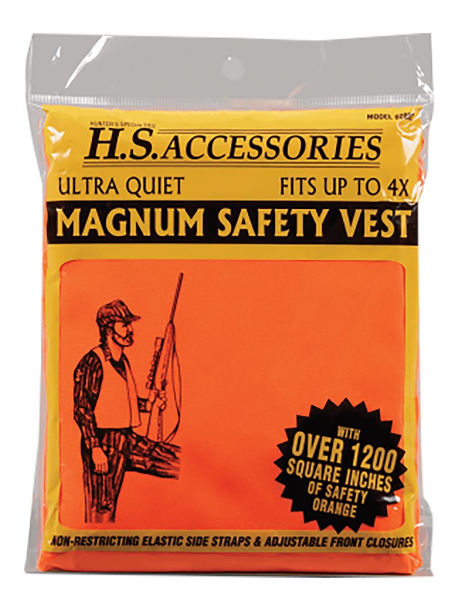 Hunters Specialties Magnum Safety Hunting Vest, Blaze Orange