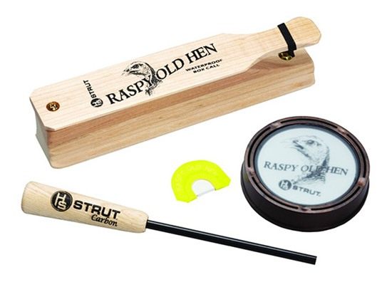 Hunters Specialties Raspy Old Hen Combo Kit - Turkey Game Calls Pack - Wide view 2
