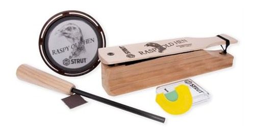 Hunters Specialties Raspy Old Hen Combo Kit - Turkey Game Calls Pack - Wide view 3