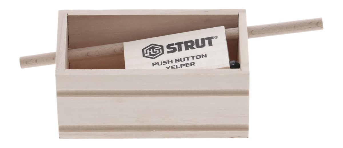 Hunters Specialties HS Strut Push Button Yelper Poplar Walnut Hand Tuned Co