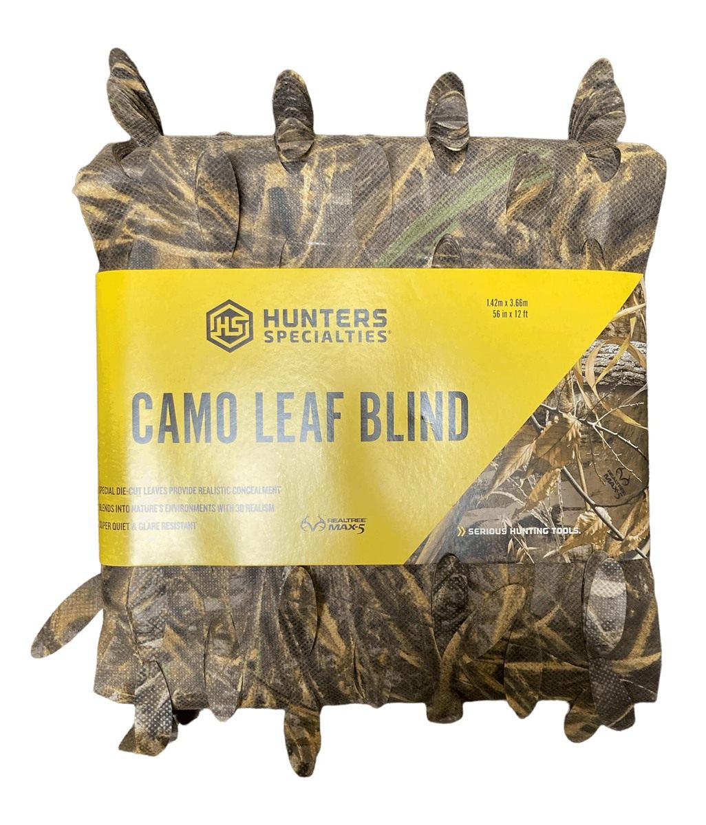 Hunters Specialties Camo Leaf Blind - Hunting Durable Lightweight Quiet Rea