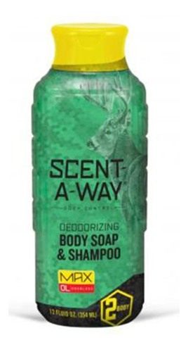 Hunters Specialties Scent-A-Way MAX 12oz Liquid Body Soap Shampoo