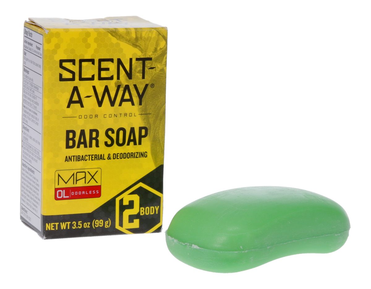 Hunters Specialties Scent-A-Way MAX Bar Body Soap - Hunting Odorless Green