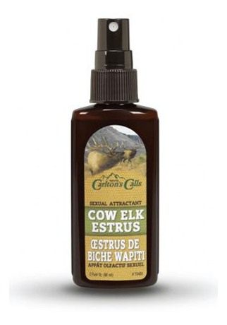 Hunters Specialties Carlton's Calls Cow Elk Estrus Urine 2 oz Spray Bottle