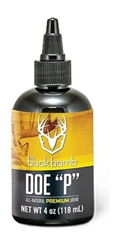 Hunters Specialties Buck Bomb Natural Doe P Liquid Scent w/Wicks | Deer Lur view 2