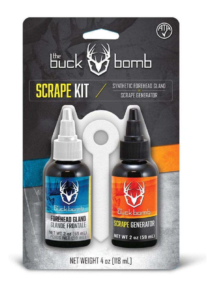 Hunters Specialties Buck Bomb Scrape Kit Liquid Scents w/4 Spike Wicks | 2o view 2