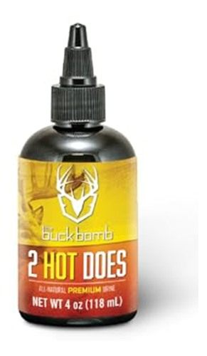Hunters Specialties Buck Bomb Natural 2 Hot Does Liquid Scent w/Wicks | Dee view 2