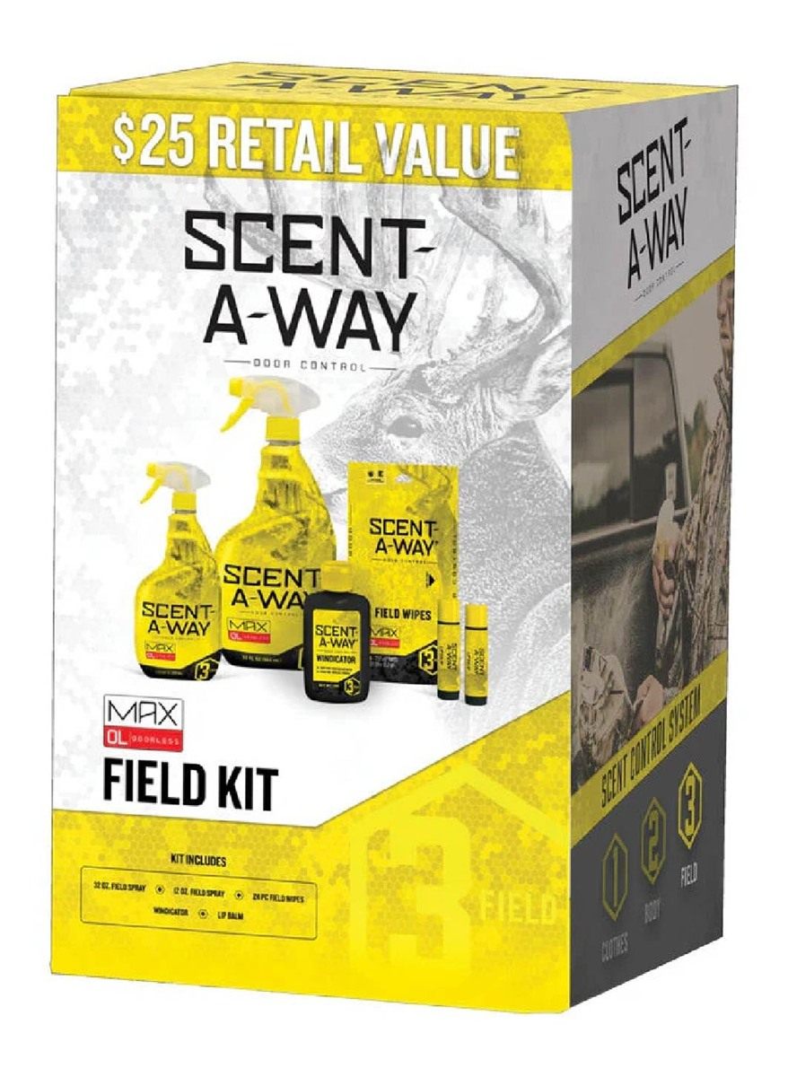 Hunters Specialties Saw Max Odorless Field Kit - 32 Oz Spray, 12 24 Pack Wi