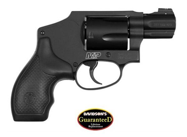 Smith Wesson 103072 M P 340 357 Mag Or 38 S W Spl +P 5 Shot 1.88in Black Ba view 2