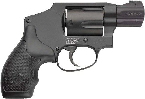 Smith Wesson 103072 M P 340 357 Mag Or 38 S W Spl +P 5 Shot 1.88in Black Ba view 4