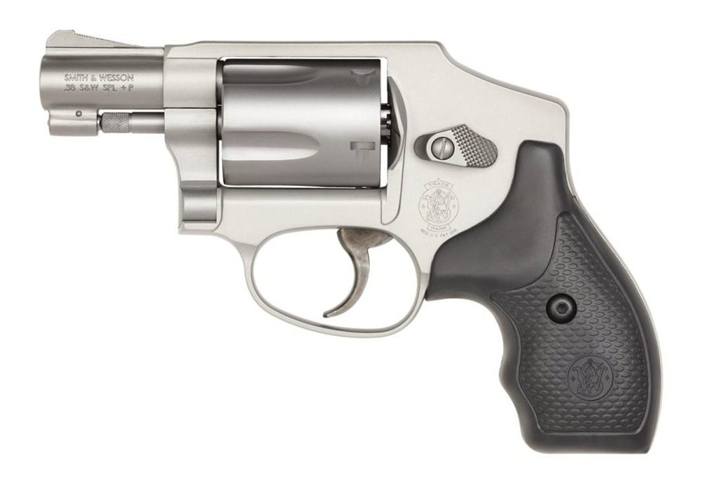 Smith Wesson 103810 Model 642 Airweight J- 38 Special +P 5 Shot 1.88in Stai view 3