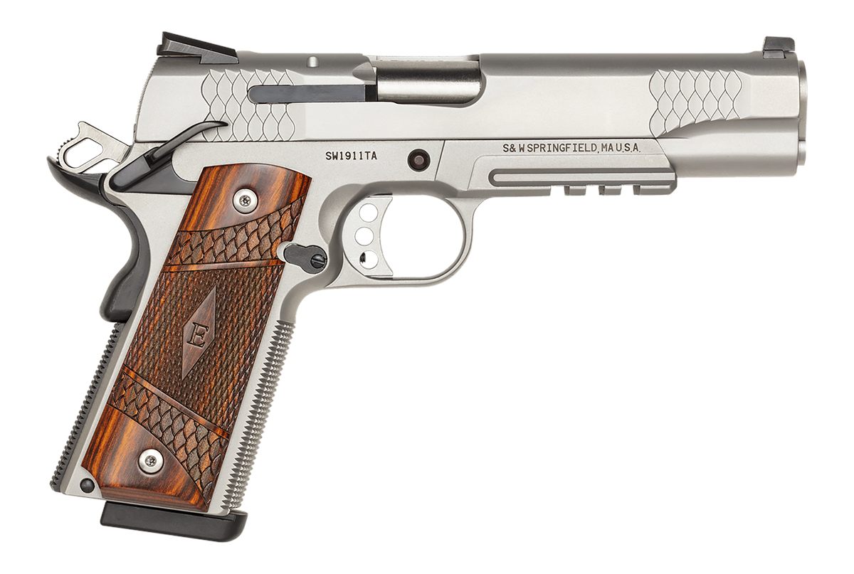 Smith Wesson 108411 1911 E-Series 45 ACP 5in Barrel 8+1, Satin Stainless St