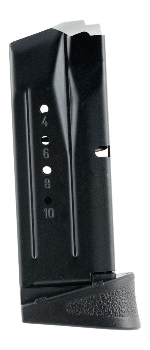 Smith Wesson M P9 Compact Handgun Magazine w/Finger Rest Blued 9mm Luger 10