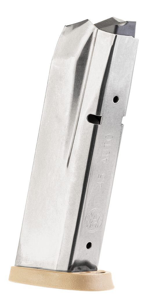 Smith Wesson 194700000 M P 10rd 45ACP Brown Floor Plate Steel