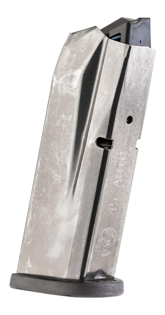 Smith Wesson M P45c Flat Base Handgun Magazine Black .45 ACP 8/rd