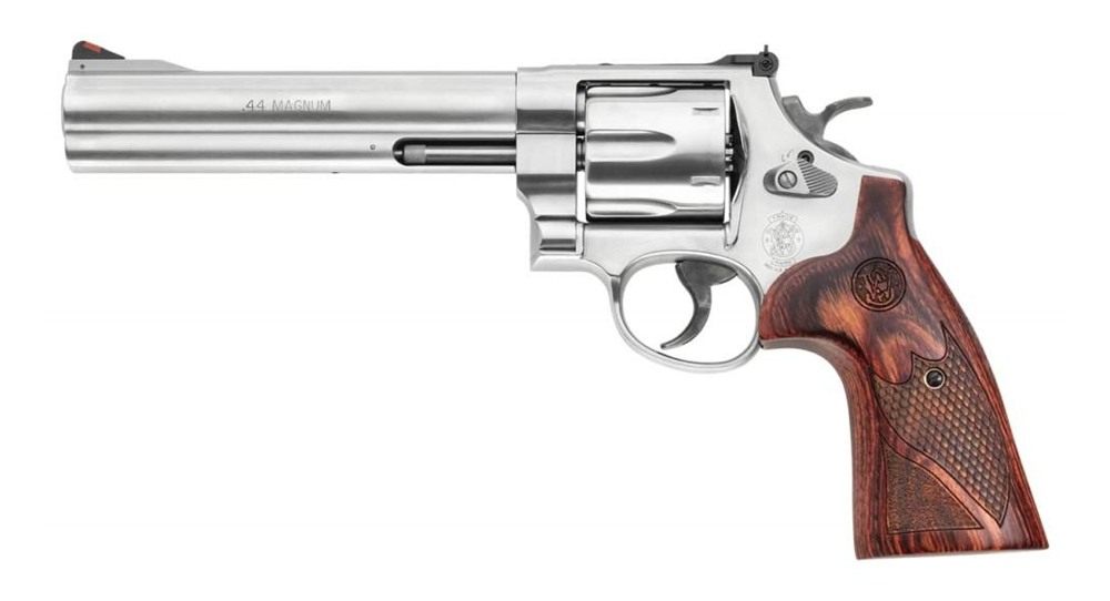 Smith and Wesson 150714 Model 629 Deluxe 44 Rem Mag or S W Spl Stainless St view 2