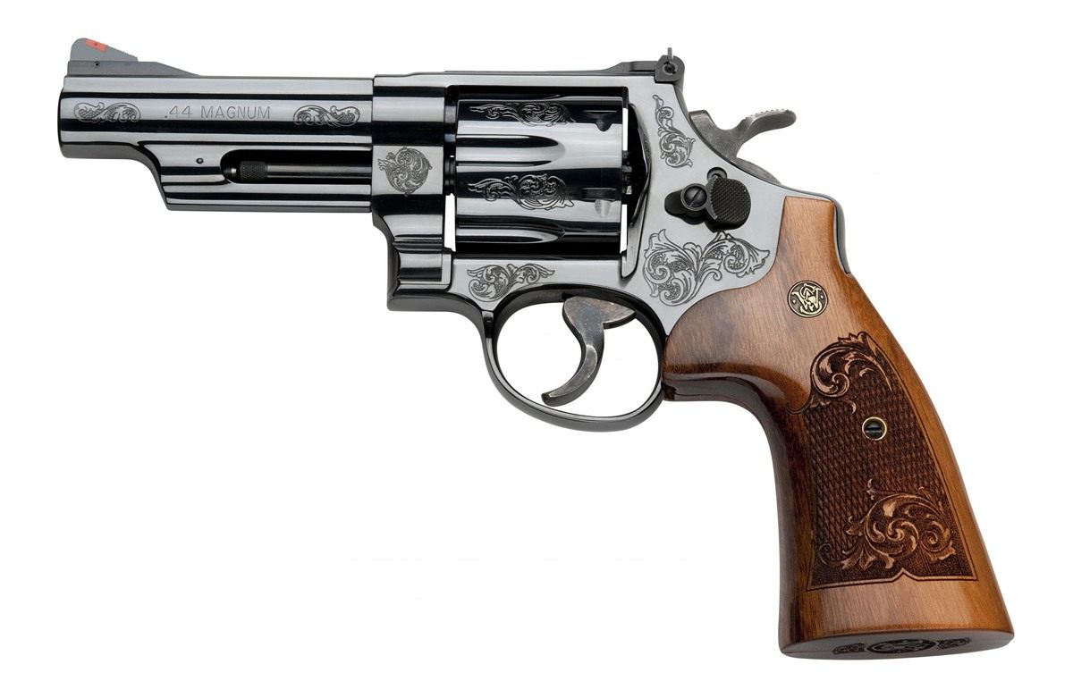 Smith Wesson 150783 Model 29 44 Rem Mag or S W Spl Machine Engraved Blued C