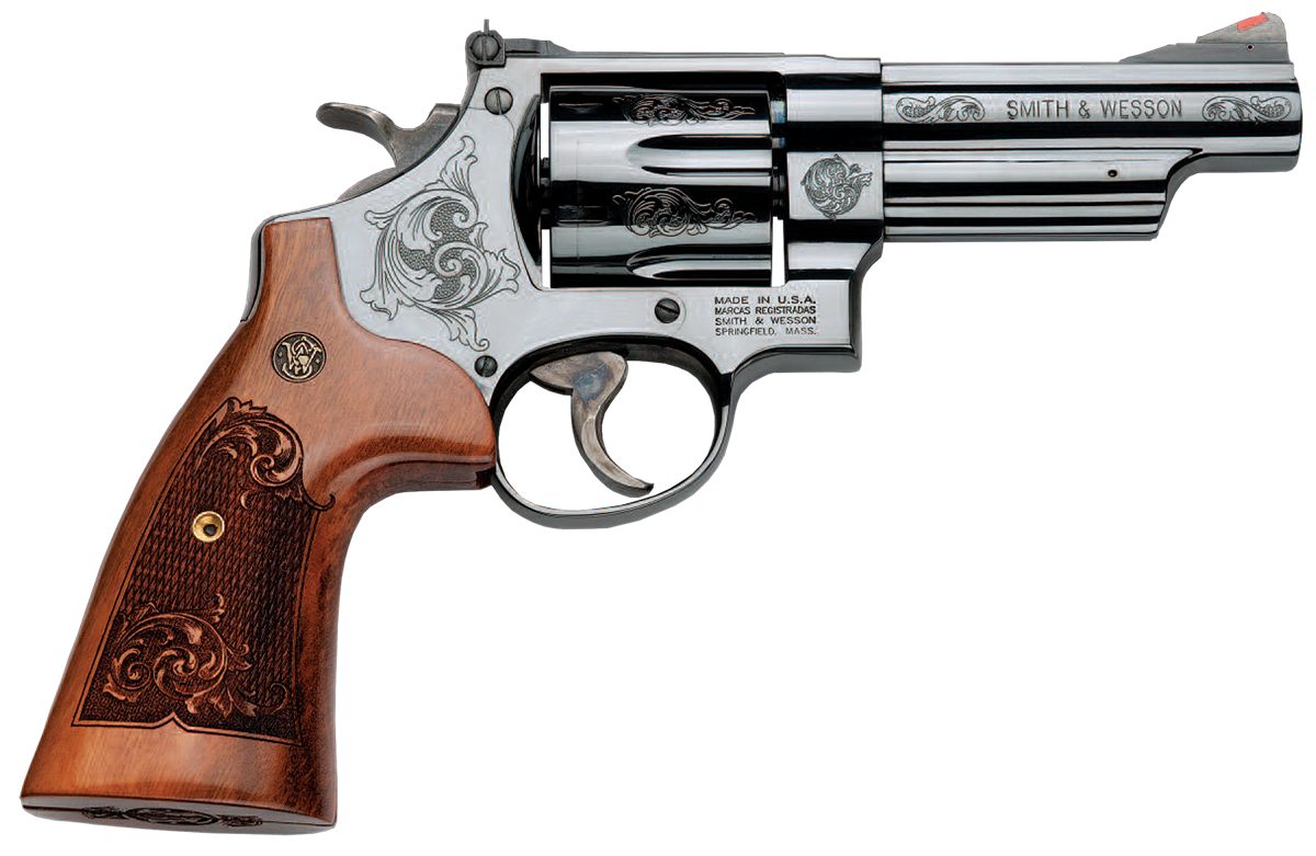 Smith Wesson 150783 Model 29 44 Rem Mag or S W Spl Machine Engraved Blued C view 2