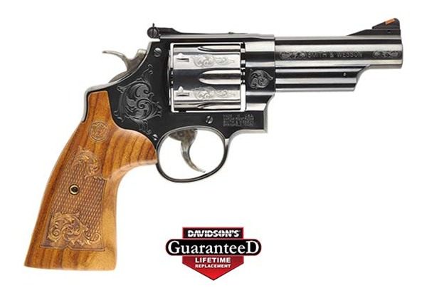 Smith Wesson 150783 Model 29 44 Rem Mag or S W Spl Machine Engraved Blued C view 3