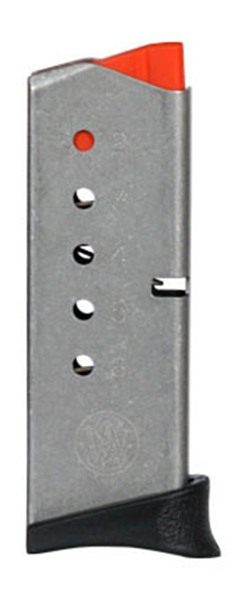 Smith and Wesson 380 Bodyguard Handgun Magazine Stainless Steel Auto 6/rd view 5