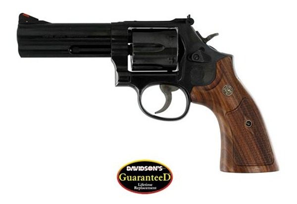 Smith Wesson 150909 Model 586 Classic L- 357 Mag 38 Special +P 6 Shot 4in B view 2