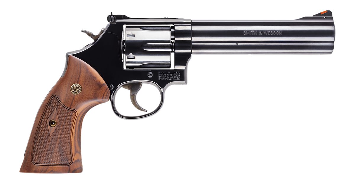 Smith Wesson 150908 Model 586 Classic 357 Mag or 38 S W Spl +P Blued Carbon