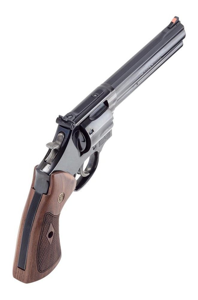 Smith Wesson 150908 Model 586 Classic 357 Mag or 38 S W Spl +P Blued Carbon view 2