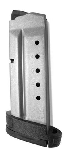 Smith Wesson M P40 Shield Handgun Magazine Stainless Steel .40 S W 7/rd view 2