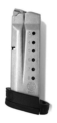 Smith Wesson M P9 Shield Magazine Stainless Steel 9mm Luger 8/rd view 3