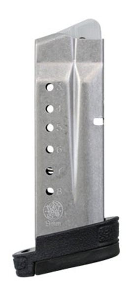 Smith Wesson M P9 Shield Magazine Stainless Steel 9mm Luger 8/rd view 4