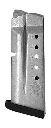 Smith Wesson M P9 Shield Handgun Magazine Stainless Steel 9mm Luger 7/rd view 3