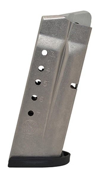 Smith Wesson M P9 Shield Handgun Magazine Stainless Steel 9mm Luger 7/rd view 4