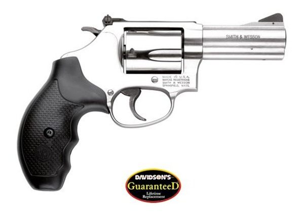 Smith Wesson 162430 Model 60 357 Mag or 38 S W Spl +P 5 Shot 3in Stainless view 2