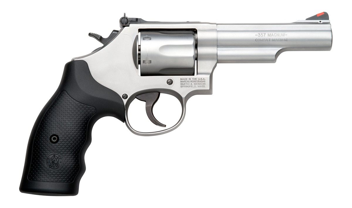 Smith and Wesson 162662 Model 66 357 Mag or 38 S W Spl +P Stainless Steel 4