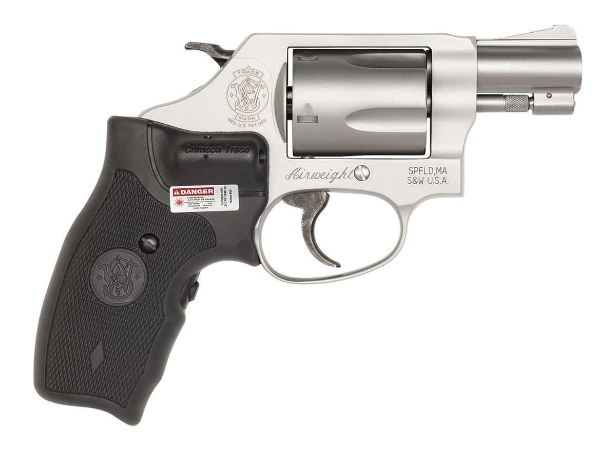 Smith Wesson 163052 Model 637 w/Laser J- 38 Special +P 5 Shot 1.88in Stainl