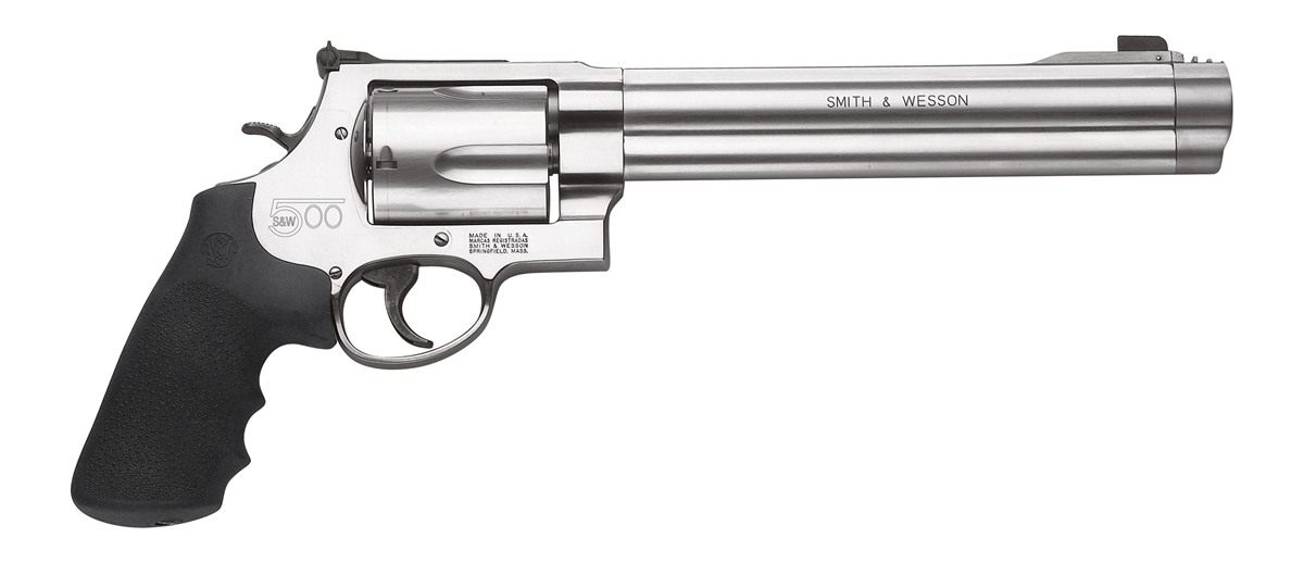 Smith Wesson 163500 Model 500 S W Mag Stainless Steel 8.38in Barrel 5rd Cyl