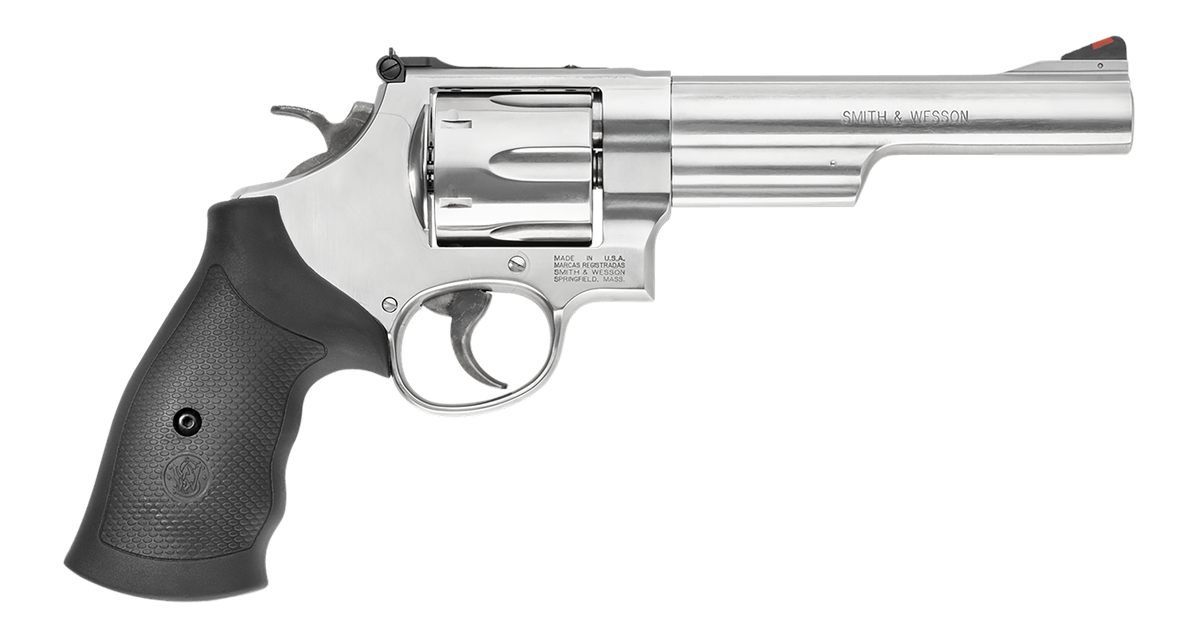 Smith Wesson 163606 Model 629 44 Rem Mag or S W Spl Stainless Steel 6in Bar